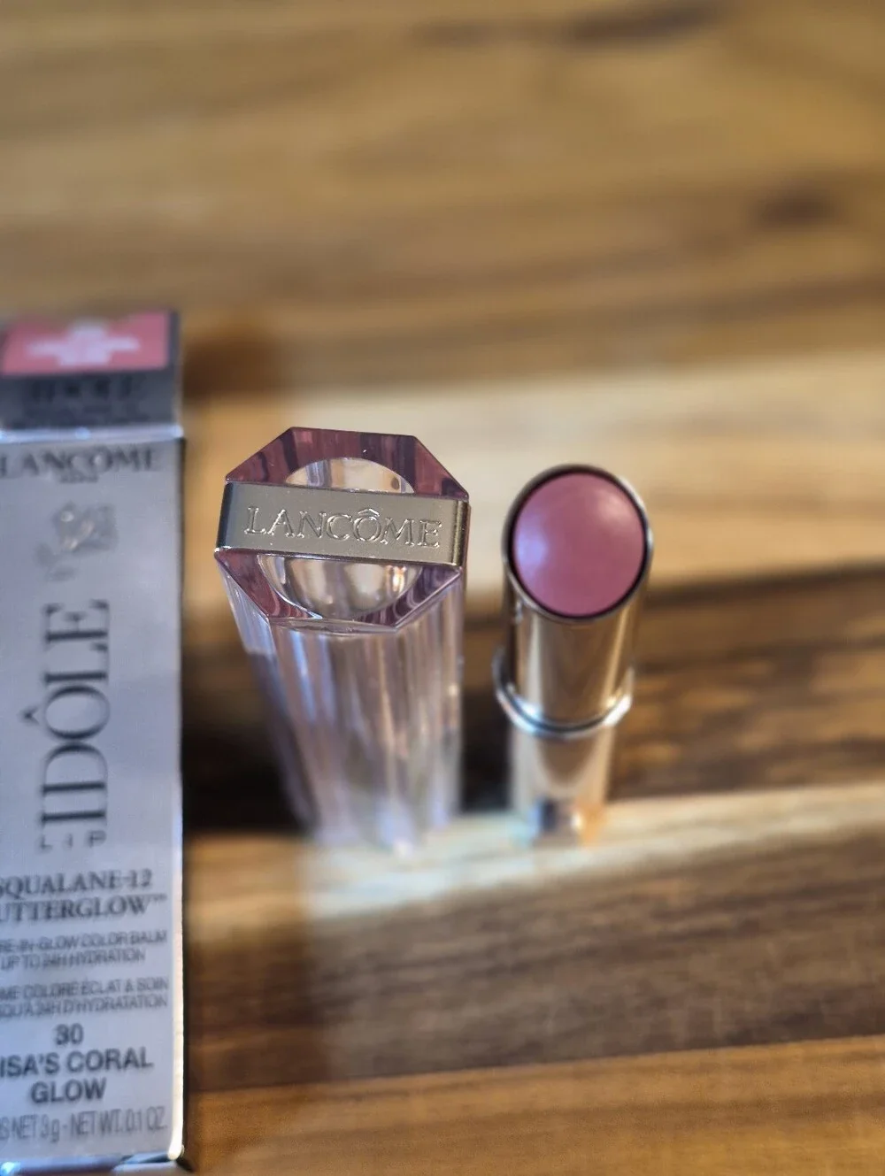 Lancome Idole Butterglow: Lisa's Coral Glow (30), .1oz (Full Size), NIB